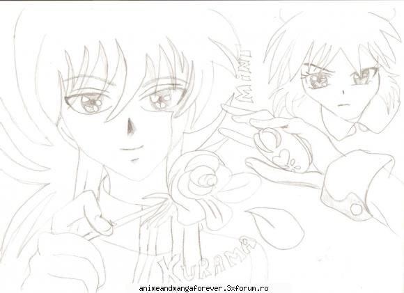fan art asta cam incercat dar mers.... &nbsp; kurama=yu &nbsp; mint/minto tokyo mew mew