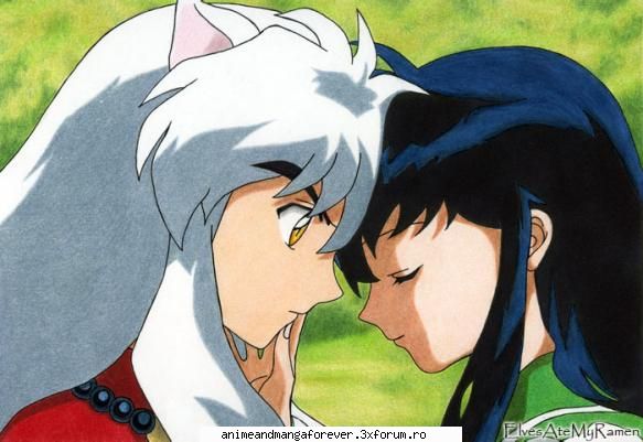 pune poza inuyasha chii hideki din chobits