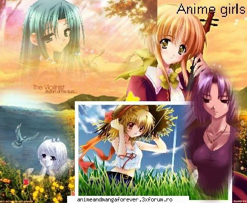 1.anime girls colajele mele din dif. animeuri