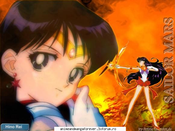 sailor mars sau rei hino