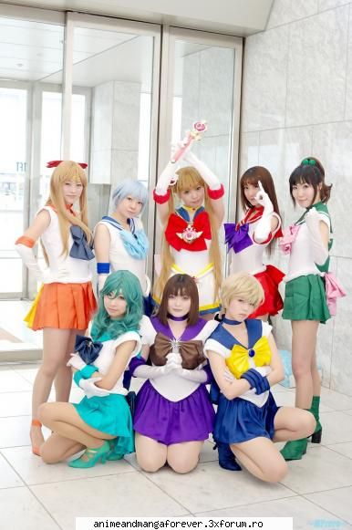 4 sailor moon cosplay